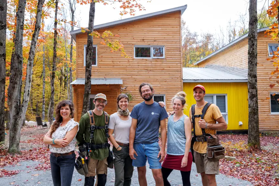L'équipe de Foncier solidaire Brome-Missisquoi. Crédit photo: ALAIN ROBERGE, LA PRESSE